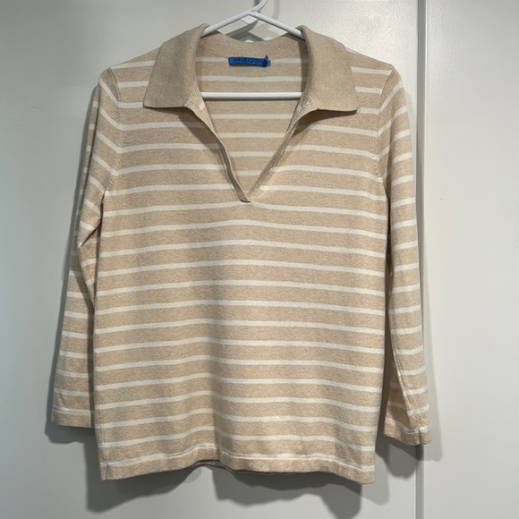 J.McLaughlin Fairfax Polo Sweater - Picture 3 of 7